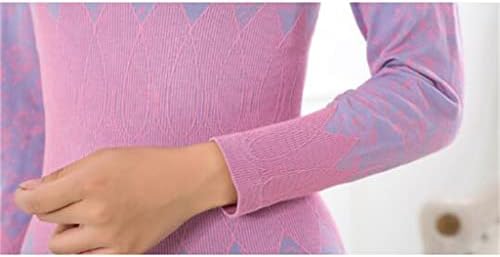 Yfqhdd feminino térmico Roufera Conjunto de roupas íntimas de renda de inverno Autumn Modação de roupas íntimas (cor: a, tamanho