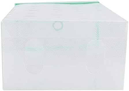 Recipiente de sapato transparente, 2pcs Caixas de armazenamento de sapatos transparentes Recipientes empilháveis ​​para