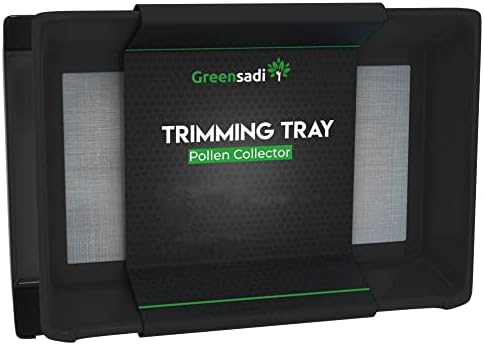Bandeja de acabamento Greensadi-Conjunto de qualidade durável, premium com bandeja de 2 camadas, bandeja de Kief de tela de 150 mícrons