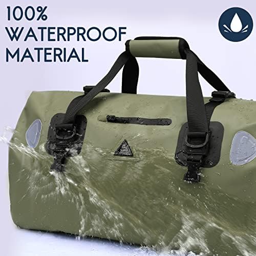 Saco de mochila à prova d'água Haimont Saco de mochila seco com tiras de fixo rápido para motocicletas, rafting, passeio