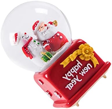 Homoyoyo XCM fornece cristal -floco de neve de neve de natal Papai Noel Ball sem presente de música Bateria de música