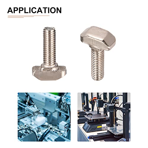 DTGN M6X20MMM T -SLOT T -SLOT PARA PARA PARA PARAFUSO SLIGING - 20PACK - Bom para a indústria de construção - parafusos de