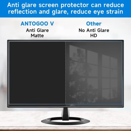 Protetor de tela leve anti -azul de 24 polegadas para proteção padrão ou curva, protetor de tela anti -brilho para o cetro 24 ''/LG/Dell/HP/Acer/ViewSonic/Asus/AOC/Samsung Monitor com proporção 16: 9