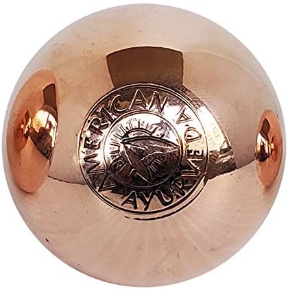 Bola de cobre sólida pura premium, aproximadamente 3, 2, 1,5 ou 1,1 polegada de energia de cicatrização diâmetro esfera da esfera