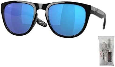 Costa del Mar Irie 6S9082 Óculos de sol piloto para homens para mulheres + pacote com Deisgner Iwear Epyewear Kit