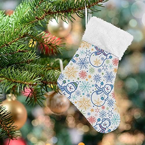 Meias de natal alaza fofas bonecos de neve de natal clássicos personalizados pequenas decorações de meia para férias em família Decoração de festa de 4,7,87