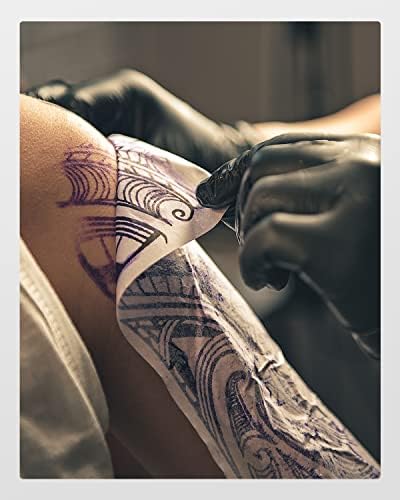 Papel de transferência de tatuagem de phomemo - 100 folhas A4 Tamanho, papel térmico de estêncil para kit de transferência de tatuagem