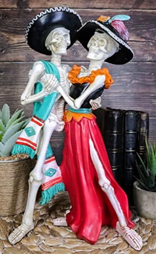 EBROS Presente Large Day of the Dead Wedding Dance Celebration Skeleton Star Crossed Lovers Coux