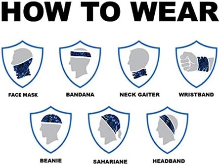 S a Frost Tech Fleece Face Shield 3 Pack para homens e mulheres - Fio interno costurado e costurado