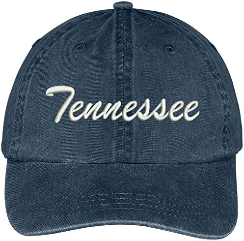 Trendy Apparel Shop Tennessee State Bordado Bordado de Algodão Ajustável Capinha de Algodão
