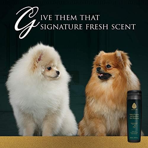 Hydra Luxury Care Care Gentle and Hidration Puppy Shampoo com hortelã e camomila, lavagem de animais de estimação para