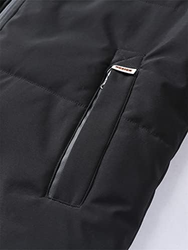Jackets XinBalove para Homens Men Letra Graphic Zip Up Capuz de Capuz de Capuz Casaco sem suéter