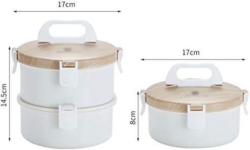 Lancheira sjydq, almoço isolado portátil de aço inoxidável com utensílios portáteis de lancheira, recipiente de armazenamento de alimentos à prova de vazamento gratuito.