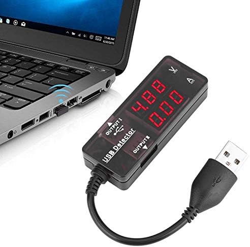 YB26VA Multímetro USB Medidor de corrente de tensão Display dual 80-106kpa Testador de bateria do medidor de bateria do celular