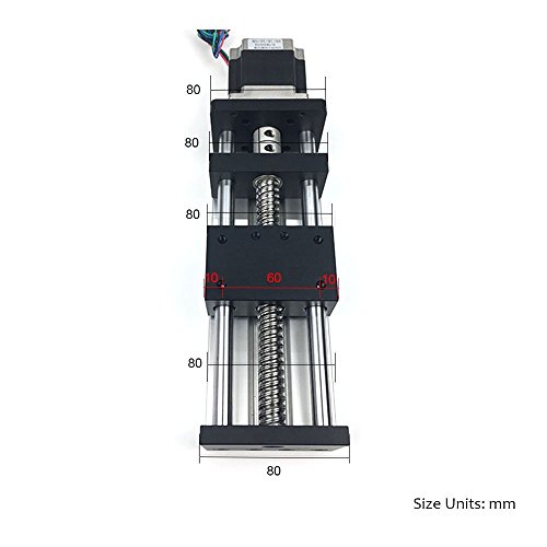 Dez alta 150 mm 5,91 polegadas Comprimento do deslizamento, parafuso de bola Guia linear Módulo RM1204 SFU1204 com