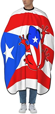 Cabo de corte de cabelo, bandeira de Porto Rico para homens homens de cabelo de cabelo de cabelo de cabelo de cabelo para cabelos para cabeleireiro salão de xampu 55 x 66 em