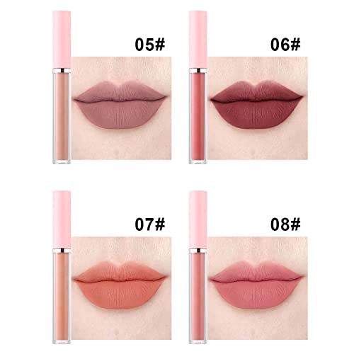 NPKGVIA Lipstick Lipstick Lipgloss para Mulheres 24 Horas Originales 24 Deep Red Red Original 24 horas Lipstick Stain