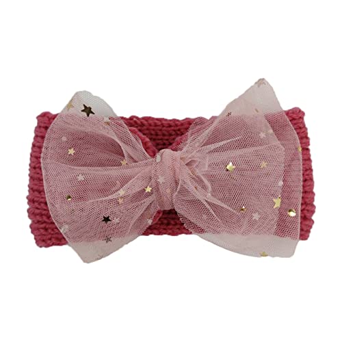 Baby Girls Bandas da cabeça Bowknot de renda de arco de meninas para bebê malha de malha de cabana abastecimento de cabeceira