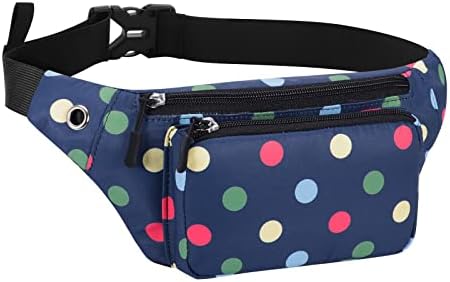 Kamo Fanny Pack, cintura bolsa de mochila resistente a água resistente a poliéster Durável Saco de cintura