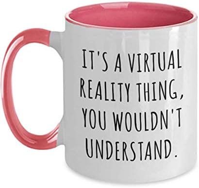 Hollywood & Twine Realidade virtual Caneca Aumentada Realidade Presentes É uma realidade virtual Coffee Cuple