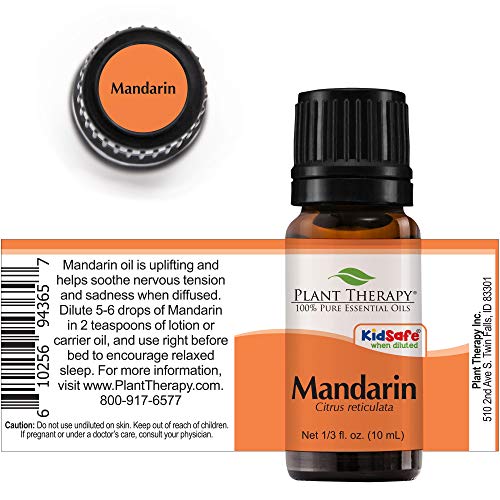 Terapia vegetal Óleo essencial de mandarim verde 10 ml puro, não diluído e terapêutico grau terapêutico