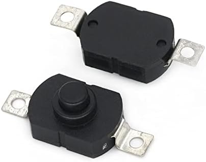 Botão de interruptor do interruptor gooffy 10pcs/lote 18 * 12mm interruptor de lanterna 1.5a 250vac Auto-travamento Tipo de push