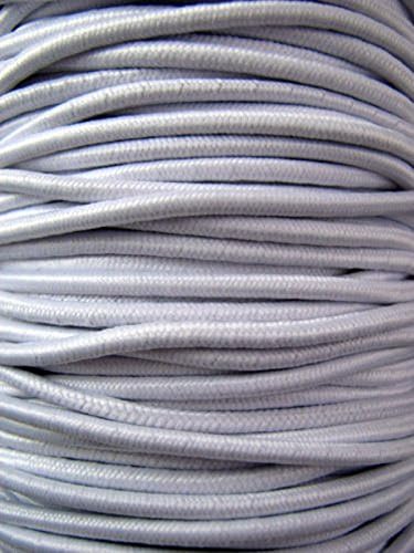 Chengyida 1 rolo completo roll branco redonda de corda elástica de corda DIY - 3mm