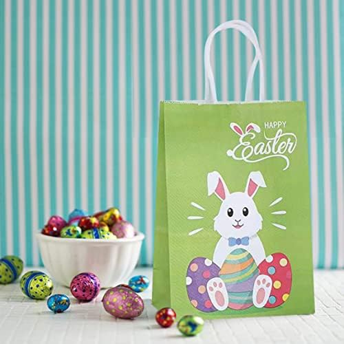 Nirelief Sacos de Presente de Páscoa de Páscoa Bolsas de Páscoa Bolsas de Páscoa Bunny Design Party Favors Candies Goodie