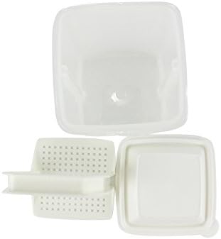 Home -X - Contêiner de armazenamento de picles com inserção de filtro, o melhor economizador de cozinha para preservar e manter comestíveis frescos, brancos