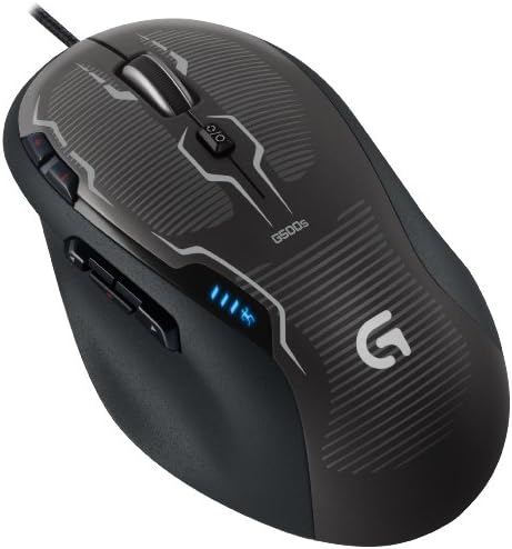 Mouse de jogos a laser Logitech G500S com ajuste de peso ajustável