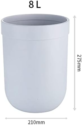 Lixo do banheiro lata de lixo doméstico pode sem cobertura com anel de pressão de escritório desperdício de papel cesto cesta de jantar de composta