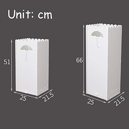 Umbrella Stands Umbrella Stand Branco, Caixa de guarda-chuva de piso oco para hotéis domésticos, bandeja de gotejamento