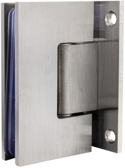 Kfjbx porta de chuveiro de 90 graus escova o suporte de parede de dobradiça de aço inoxidável para o banheiro de 8 a 12 mm de espessura por porta de vidro substituição