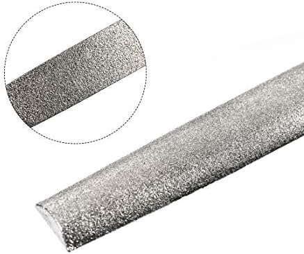 Arquivo de diamante uxcell 6 polegadas de 6 polegadas Redonda Round Diamond Plástico, ferramenta manual para moer