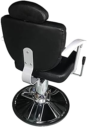 N/A Hair Beauty Equipment BARBER Cadeira Profissional portátil Hidráulico Man Barbeiro Cadeira Black
