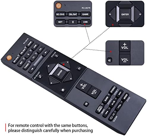 Novo controle remoto RC-957R Substituição aplicável ao receptor AV pioneiro de áudio vsxlx102 vsxlx302 vsx832 vsx932