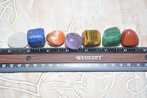 Tigela de carregamento de selenita com 7 chakra caçou pedras, tigela de limpeza de cristal selenita de 4 polegadas, pedras de chakra,
