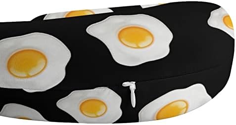 Travesseiro de pescoço de ovo frito no pescoço travesseiro de travesseiro lavável em forma de U Pillow lavável para o