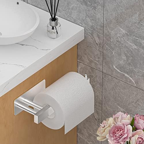 Suporte de parede de suporte de papel higiênico - suportes de papel higiênico adesivo yayinli para banheiro, suporte
