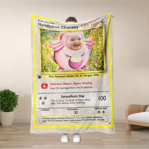 Angeline Kids USD fez cobertor de bebê personalizado para meninas, cartons rosa personalizados Presentes de bebê, cobertor de bebê com foto de rosto sherpa 60x80