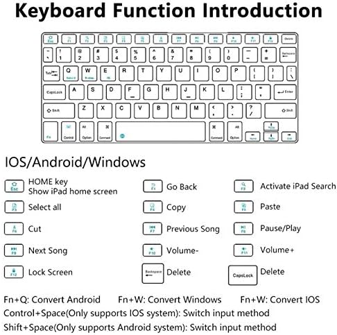 Caixa de tablet JDDRUS, estojo do teclado para iPad Air 3th Generation 10.5 2019 Case com porta -lápis para iPad Pro 10.5 2017