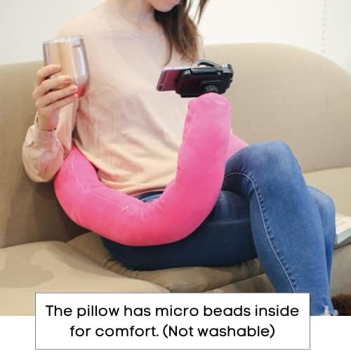 Spice of Life Pillow Pillow Phone Titular - Cinza - Tampa lavável macia com corpo de microesferas e montagem de ganso de ganso