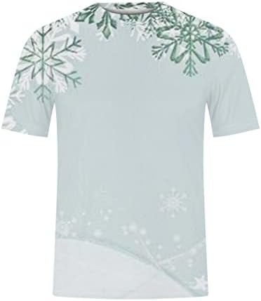 Men Sport Sett Christmas Print Tracksuit de manga curta Camiseta casual Tops Shorts Terno Tee Camisetas e Sorto curto