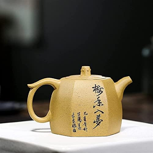 Chá de escritório 240ml de argila de minério feita à mão na seção da montanha é um feliz conjunto de chá de chá roxo