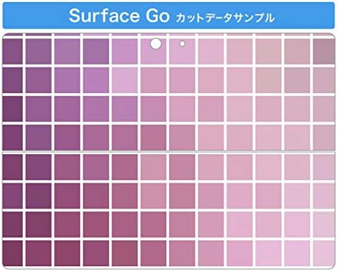 capa de decalque igsticker para o Microsoft Surface Go/Go 2 Ultra Thin Protective Body Skins 000810 Mirror Square