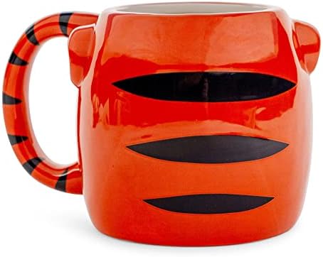 Disney Winnie, o Pooh Tigger 3D Sculpted Ceramic Caneca | Grande xícara de café para cacau, chá | Detém 20 onças