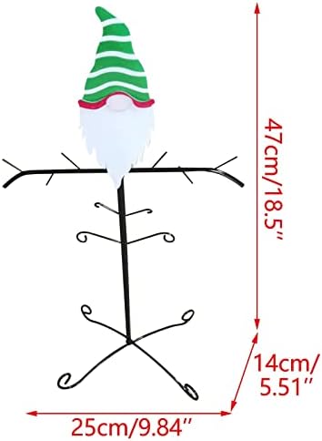 Cabides e meia de Natal com Decoração de Holder-Look de Twig-Twig-Look e Hangs Bath Grandma Christmas Ornament