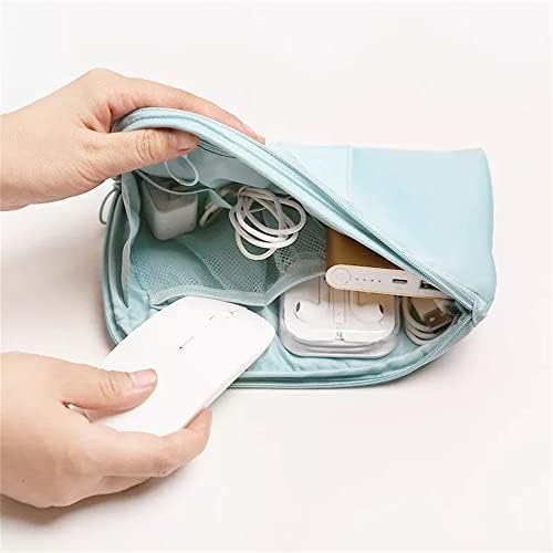 N/A Makeup Bag Bag Saco de cabo portátil Organizador digital Caixa de gadget Caixa de armazenamento de cobrança de celular