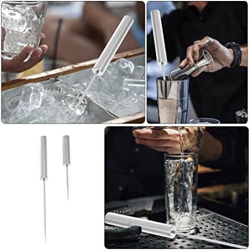 Ferramentas Especiais do liquidificador da mão do doool 2 PCS Pick gelo pictar aço inoxidável Cruscor de gelo japonês