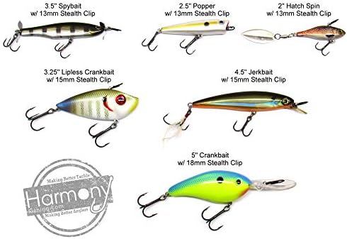 Harmony Fishing Stealth Clips [Black Stainless]